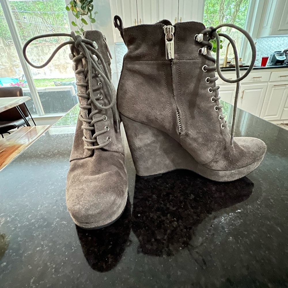 Michael Kors wedge booties